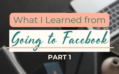 What I Learned From Going to Facebook – Part 1